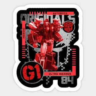 G1 Originals - Ultra Magnus Sticker